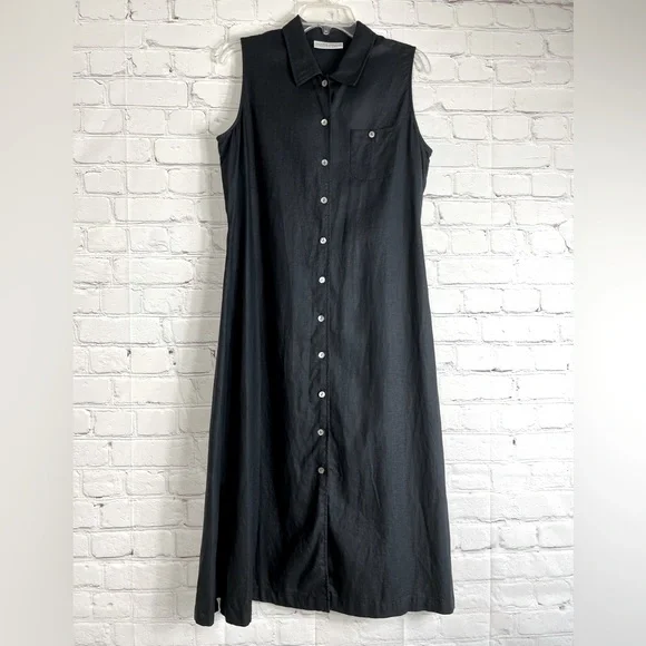 Valerie Stevens Dresses Black Button Up Front Valerie Stevens